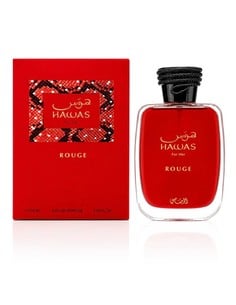 Rasasi Hawas Rouge - Perfume Femenino Floral Frutal - Eau de Parfum 100 Ml Vaporizador