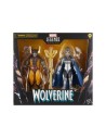 Hasbro Wolverine Brood Ver. & Lilandra Neramani Pack 2 Fig. 15 Cm X-men Marvel Legends Series (figura)