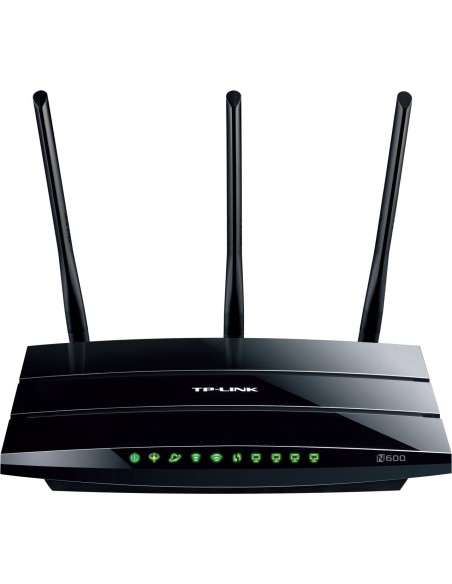 TP-LINK TD-W8980 - Modem Router inalámbrico (N600, 2 puertos USB, Banda Dual Gigabit, ADSL2+)