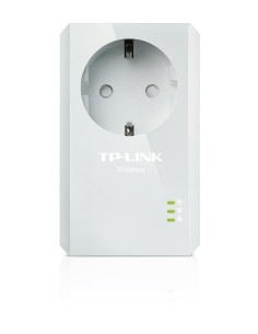 TP-LINK TL-PA4010P - Nano adaptador powerline Ethernet a 500 Mbps (con enchufe incorporado, homeplug av, kit unitario), blanco:  2