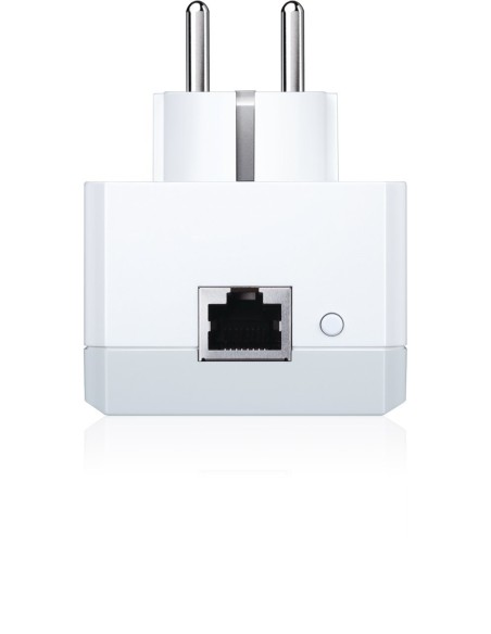 TP-LINK TL-PA4010P - Nano adaptador powerline Ethernet a 500 Mbps (con enchufe incorporado, homeplug av, kit unitario), blanco: 
