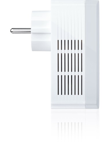TP-LINK TL-PA4010P - Nano adaptador powerline Ethernet a 500 Mbps (con enchufe incorporado, homeplug av, kit unitario), blanco: 