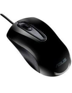 Asus UT200 Ratón óptico USB 2.0 1000 Dpi 1.5 m, negro brillante
