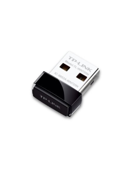 Adaptador USB Nano TP-Link TL-WN725N 150 Mbps Negro | Kiwiku