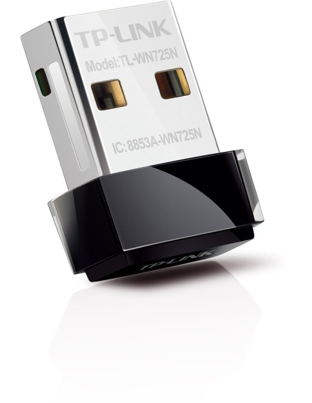 Adaptador USB Nano TP-Link TL-WN725N 150 Mbps Negro | Kiwiku