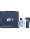 Calvin Klein Defy Estuche Hombre Eau de Toilette 100ml + Gel de Ducha 100ml + Eau de Toilette 10ml Mini Set Regalo