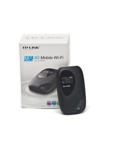 TP-LINK M5350 - Router de alta velocidad 3G WiFi (Punto de acceso Wi-Fi Móvil, pantalla de LED, alta velocidad, duración de hast