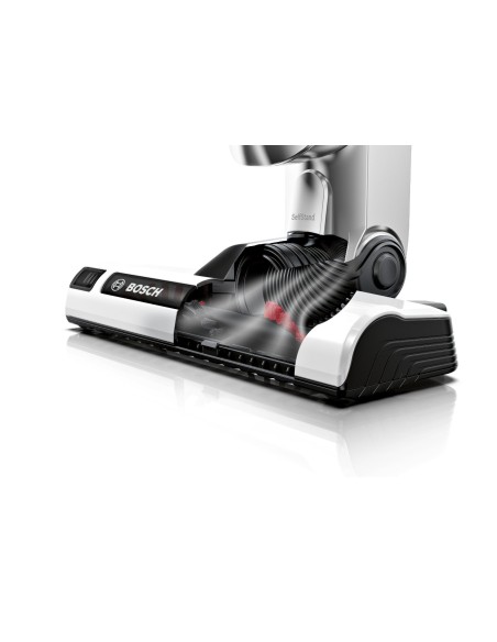 Bosch Athlet - Aspirador escoba, 25.2 V, sin bolsa, autonomía hasta 60 minutos, depósito 0.9 l, color blanco: Kiwiku.com: Hogar