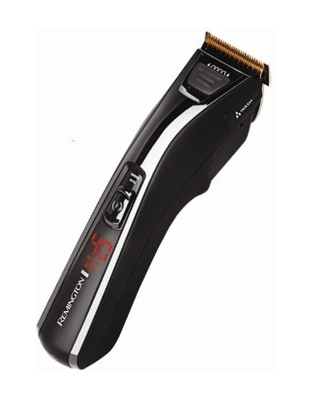 Remington HC5750 Titanium - Cortapelos para cabello y barba