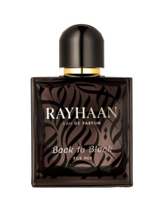 Rayhaan Back To Black Eau de Parfum 100ml Spray para Hombres