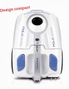 Taurus polo 2000 - aspirador con bolsa 2 l, 2000 w, filtro hepa, diseño compacto, color blanco