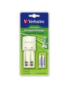Verbatim Compact Charger - EU Plug - Cargador  aa-aaa
