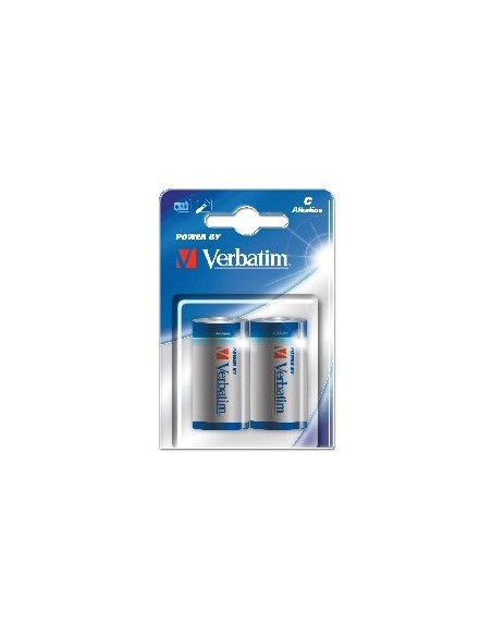 Pila alcalina lr14 pk2 verbatim