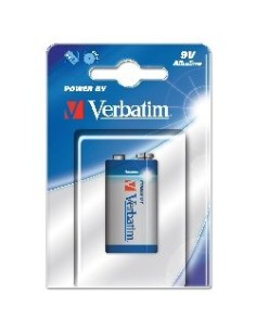 Pila alcalina 6lr61 pk1 verbatim