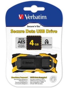 Verbatim 4GB Secure Data - Memoria USB de 4 GB negro 2