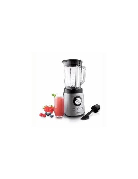 Philips HR2096/00 Avance Collection -  Batidora 800 W, jarra de cristal de 2 litros, botón Pulse par
