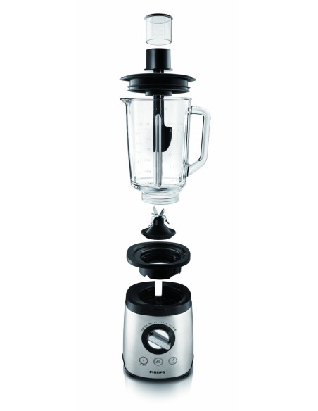 Philips HR2096/00 Avance Collection -  Batidora 800 W, jarra de cristal de 2 litros, botón Pulse par