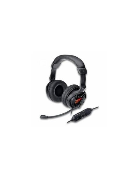 Genius HS-G500V - Auriculares de diadema cerrados (con micrófono, con vibración, especial videojuego
