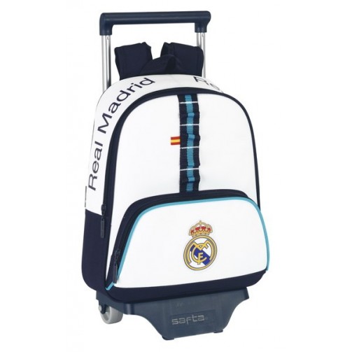 Real madrid - mochila infantil con ruedas