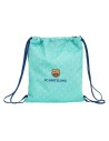 Safta Bolsa Mochila Con Cuerdas F.c. Barcelona Turquesa