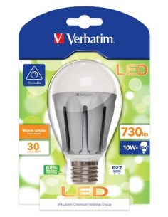 Verbatim 52150 energy-saving lamp - Lámpara LED (Blanco cálido, A+, 50/60 Hz, 12 cm, 6 cm, 6 cm): Kiwiku.com: Hogar