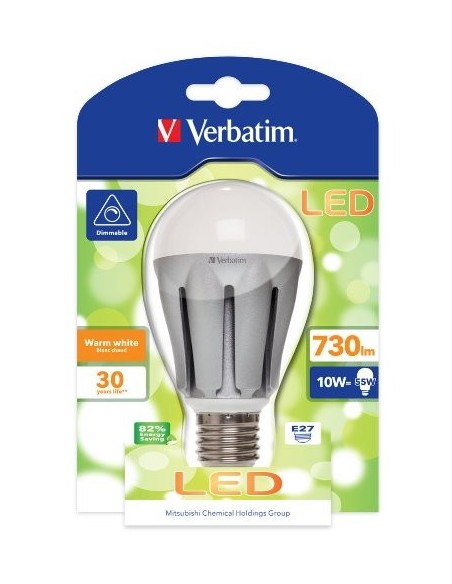 Verbatim 52150 energy-saving lamp - Lámpara LED (Blanco cálido, A+, 50/60 Hz, 12 cm, 6 cm, 6 cm): Kiwiku.com: Hogar