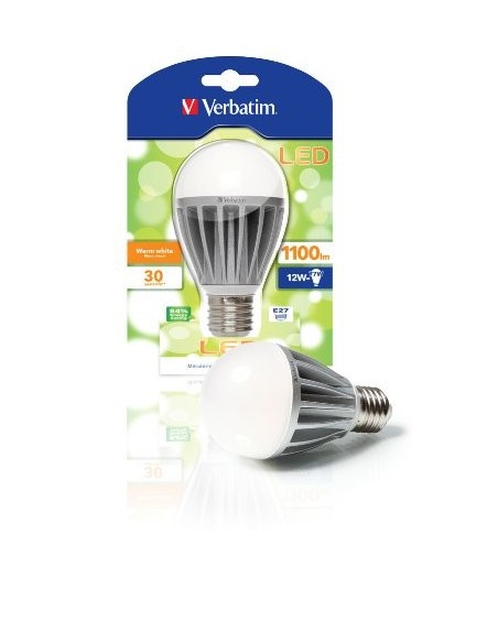 Verbatim 52153 - Lámpara LED CLASSICA E27 12.0W 3000K 1100LM