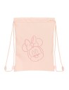 Safta Bolsa Mochila Con Cuerdas Minnie Mouse Rosa (26 X 34 X 1 Cm)