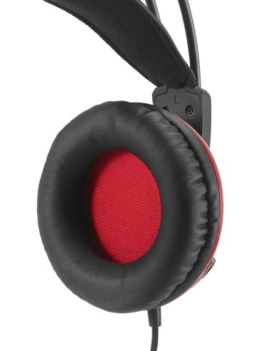 Asus Cerberus - Auricular gaming (PC, MAC, Smartphone, PS4), altavoces 60 mm, negro y rojo: Kiwiku.com: Informática