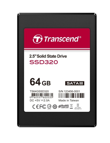 Transcend TS64GSSD320 - Unidad en estado sólido de 64 GB, SATA 600: TRANSCEND: Kiwiku.com: Informática