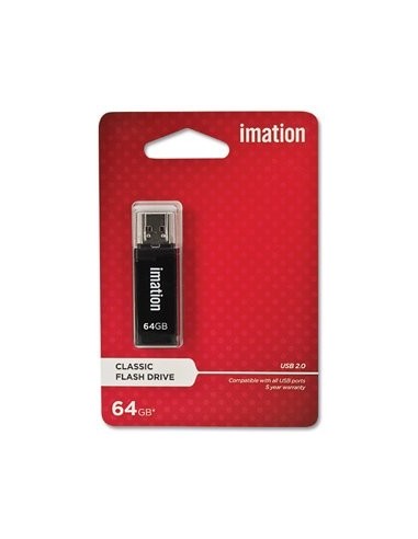 Imation Classic - Memoria USB de 64 GB, negro: Kiwiku.com: Electrónica