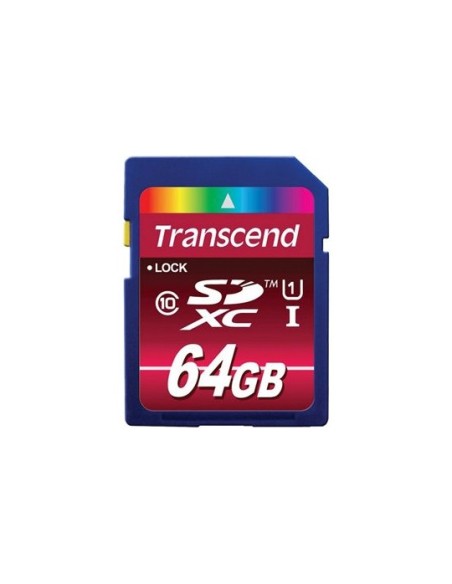 Transcend TS64GSDXC10U1 - Tarjeta de memoria SDXC de 64 GB (Clase 10): Transcend: Kiwiku.com: Informática