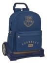 Safta Mochila Escolar Con Ruedas Harry Potter Magical Marrón Azul Marino (32 X 43 X 14 Cm)
