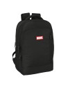 Safta Mochila para Portátil y Tablet Con Salida Usb Marvel Negro
