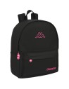 Safta Mochila para Portatil 14,1" Kappa "black And Pink"