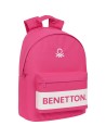 Safta Mochila para Portátil 14,1 pulgadas Benetton Raspberry