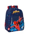 Safta Mochila Infantil Adapt.carro Spider-man "neon"