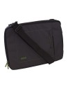 Funda para portatiles jacket medium - negro y verde 15