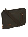 Stm bags - maletín para portátil 15 jacket medium - chocolate + naranja