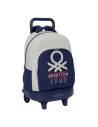 Safta Mochila Gde. C/ruedas Compact Extraible Benetton "varsity"