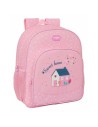 Safta Mochila Junior Adapt.carro Reciclado Glowlab Kids "sweet Home"