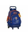 Safta Mochila Escolar Con Ruedas Compact Valencia Basket Azul Naranja