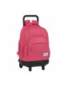 Safta Mochila Escolar Con Ruedas Compact Blackfit8 Rosa