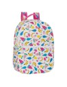 Mochila Escolar Safta Fruits Blanco