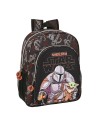 Safta Mochila Escolar The Mandalorian The Guild Negro Marrón (32 X 38 X 12 Cm)