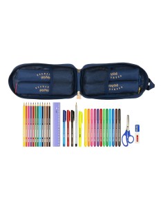 safta_plumier_mochila_harry_potter_magical_marrón_azul_marino_(12_x_23_x_5_cm)_(33_piezas)_8412688472574_oferta 2