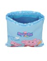 Safta Bolsa Mochila Con Cuerdas Peppa Pig Baby (26 X 34 X 1 Cm)