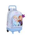 Safta Mochila Gde. C/ruedas Compact Extraible Frozen "believe"