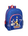 Safta Mochila de 33 Cm Adapt.carro Sonic "lets Roll"