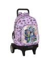 Safta Mochila Gde. C/ruedas Compact Evol. Ext. Monster High "best Boos"